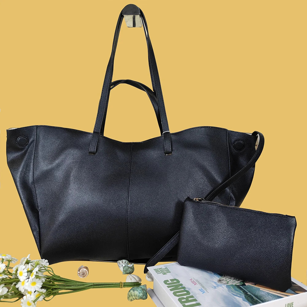 Women's Large Capacity Shoulder Bag with Wallet