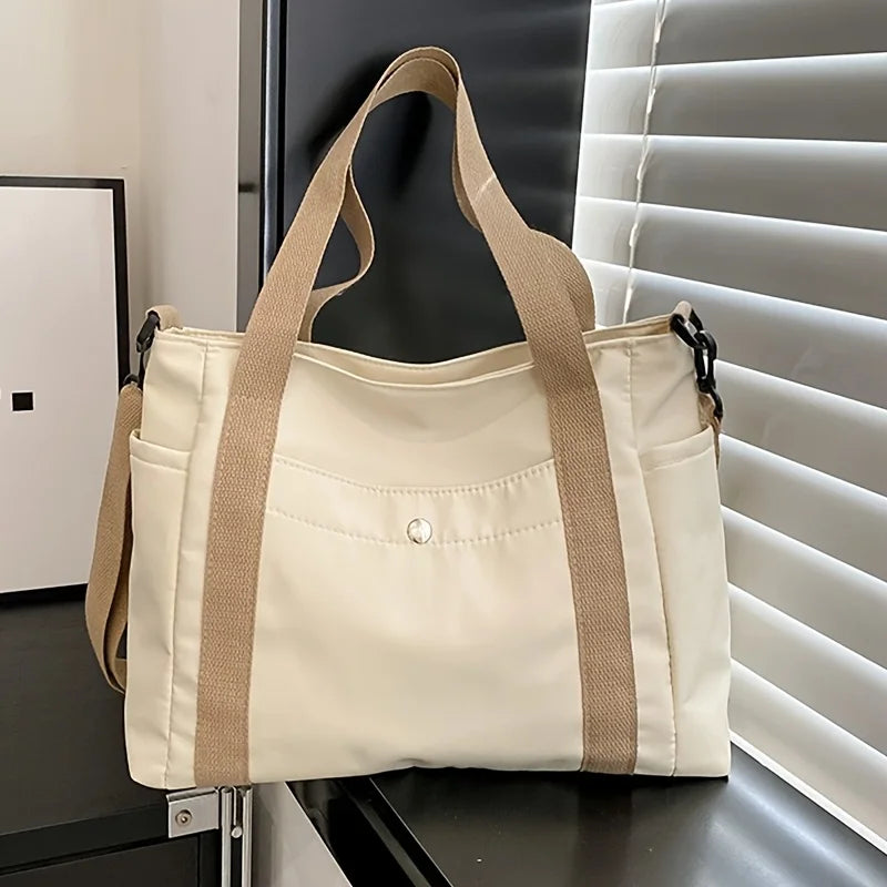 Crossbody Tote Bag with Removable Strap