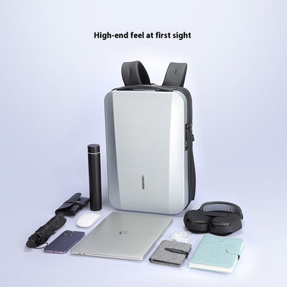 Premium Hard Shell Anti-Theft Backpack 17.3" - USB Charging