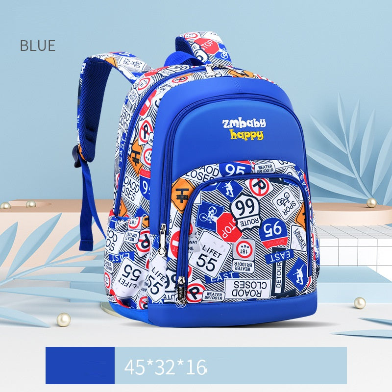 Korean Style School Backpack - Elementary Student Bag