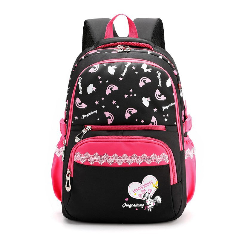 Kids Cartoon School Backpack - Elementary School Bag