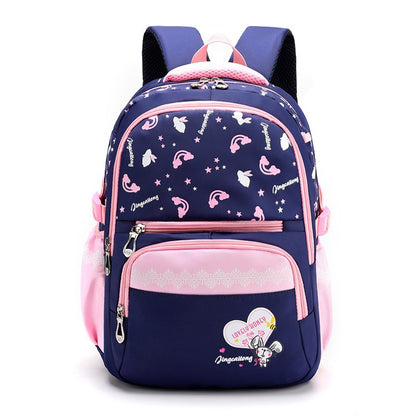 Kids Cartoon School Backpack - Elementary School Bag