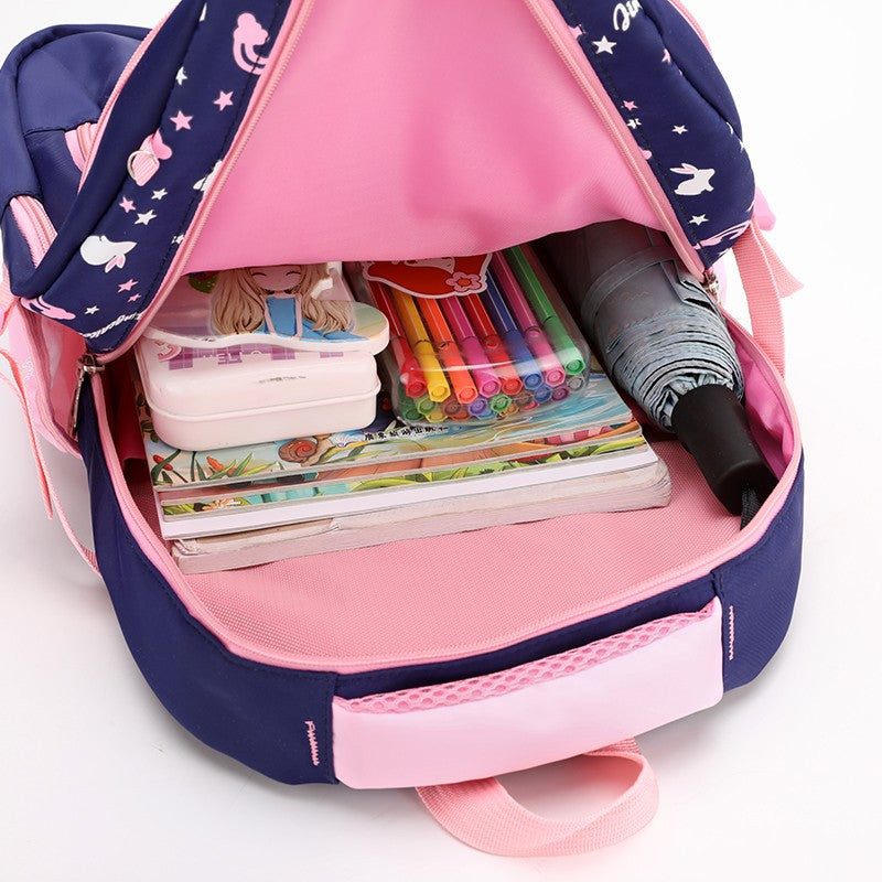 Kids Cartoon School Backpack - Elementary School Bag