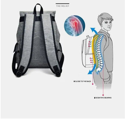 USB Charging Laptop Backpack - 16" Travel & School Bag