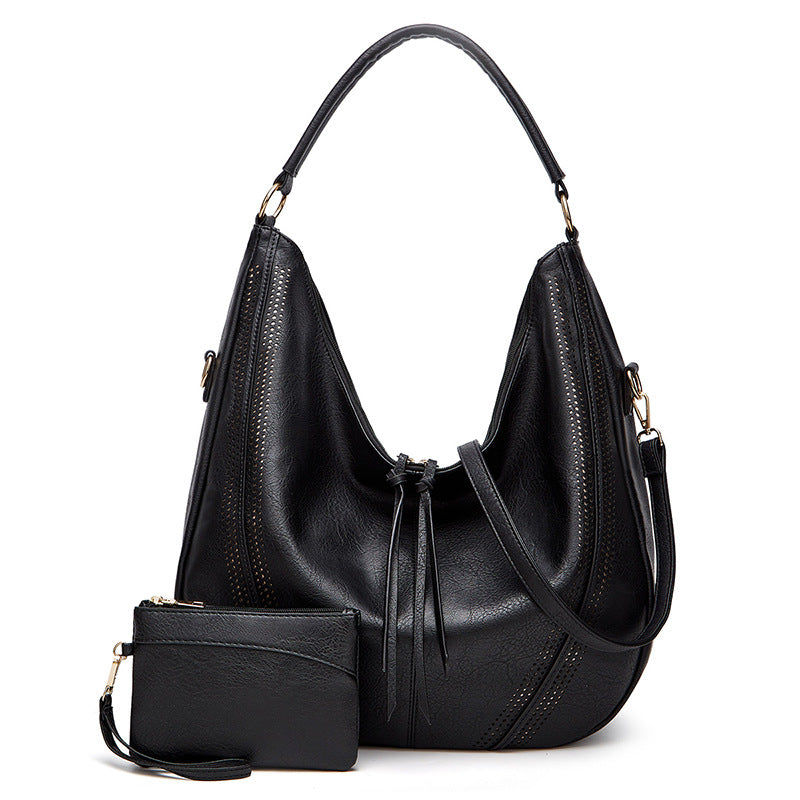 Retro Tassel Hollow-Out Tote Bag