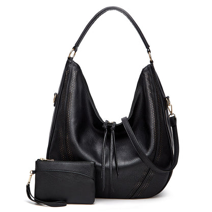 Retro Tassel Hollow-Out Tote Bag