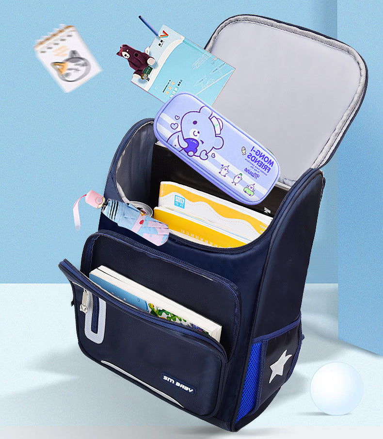 Primary School Backpack - Kids 6-12 Years Waterproof Bag