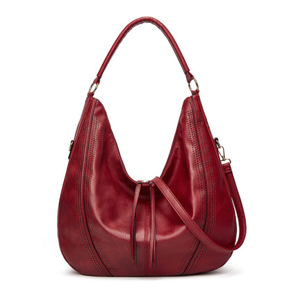 Retro Tassel Hollow-Out Tote Bag