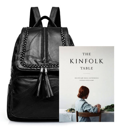 Women's Fringed Backpack