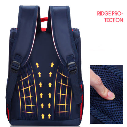 Primary School Backpack - Kids 6-12 Years Waterproof Bag