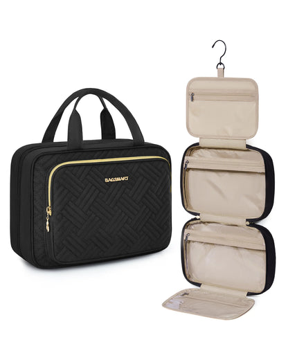 BAGSMART Waterproof Toiletry Bag – Large Travel Makeup Organizer