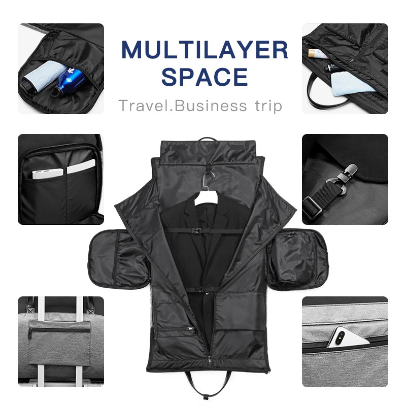 Waterproof Travel Duffel Bag with Shoe Compartment