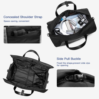 Waterproof Travel Duffel Bag with Shoe Compartment