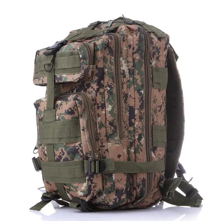 3P Tactical Backpack 20L-25L 1000D Nylon Outdoor Hiking Camping Traveling Fishing For Men Hunting Molle Bag Sport Rucksacks