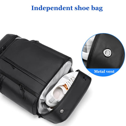 50L Travel Backpack with Shoe Compartment