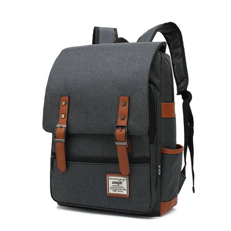 Vintage Canvas Laptop Backpack - 14" & 16" Sizes