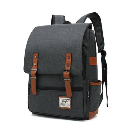 Vintage Canvas Laptop Backpack - 14" & 16" Sizes