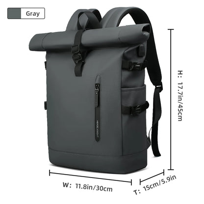 Expandable Travel Backpack with USB Port – 15.6" Laptop Bag