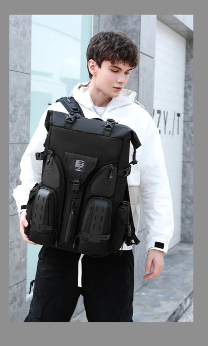 OZUKO Tactical Outdoor Backpack with Molle System 20-35L