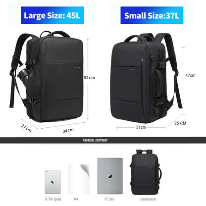 BANGE Expandable 17.3” Laptop Travel Backpack