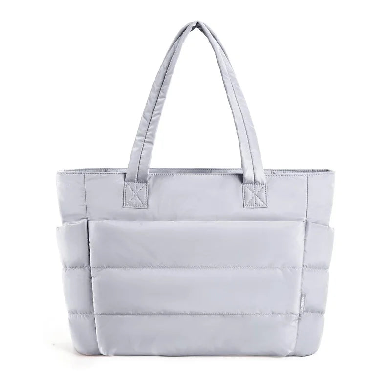 BAGSMART Puffer Tote Bag with Laptop Compartment 15.6" - 20L