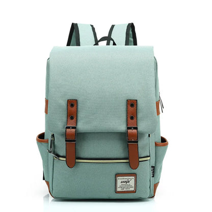 Vintage Canvas Laptop Backpack - 14" & 16" Sizes