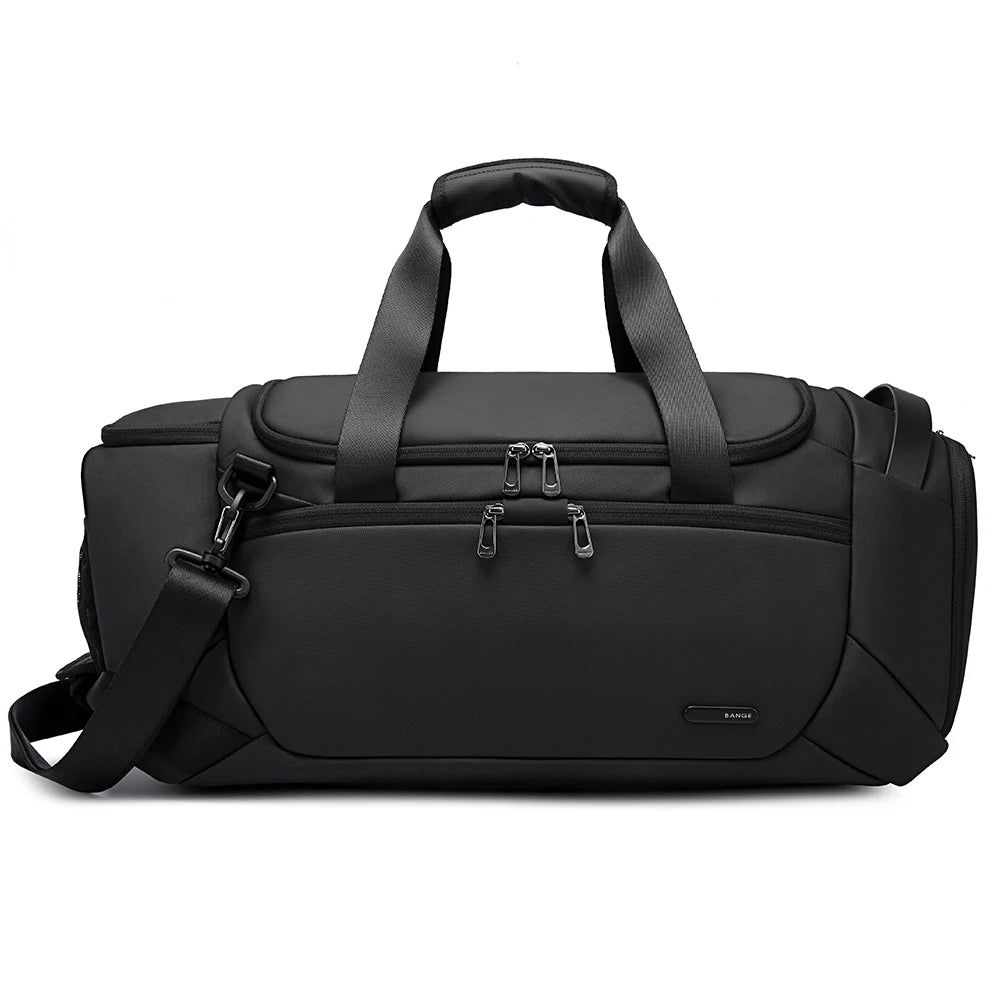 BANGE Waterproof Gym Bag with Wet & Dry Compartments