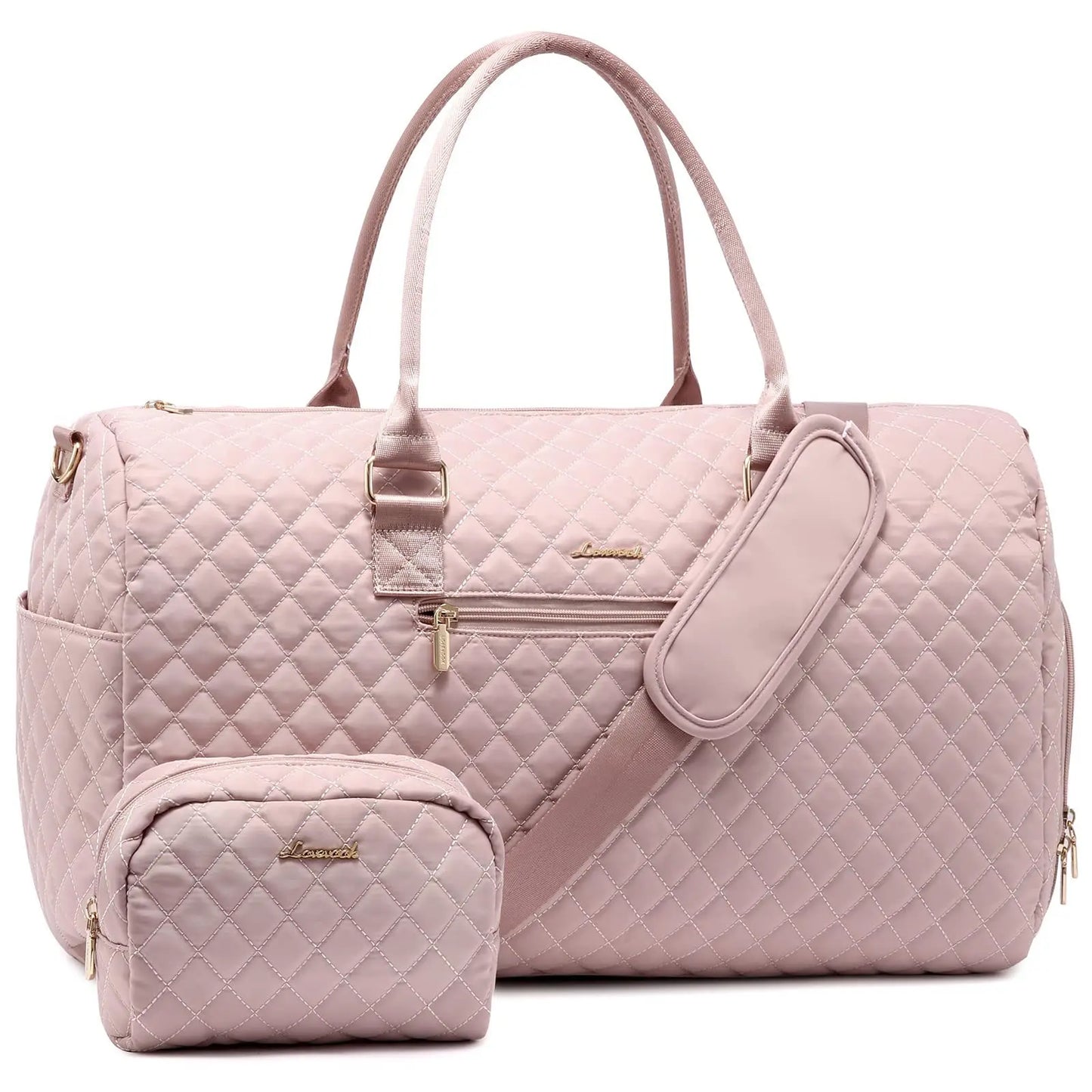 Weekender Travel Duffle Bag with Shoe Compartment