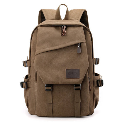 Men's large capacity travel backpack, suitable for different groups of people, adjustable shoulder strap length, multi compartme