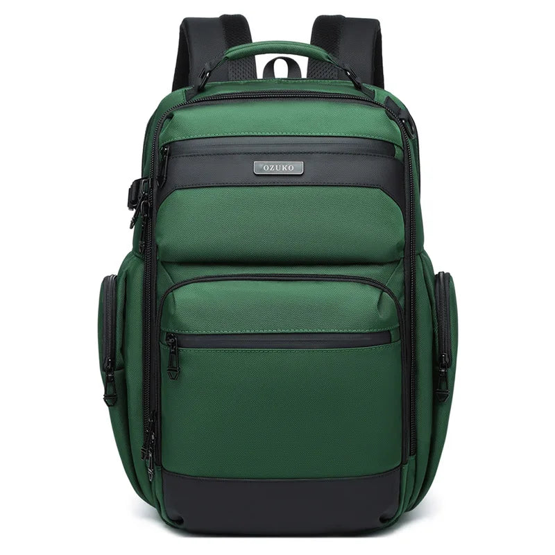 OZUKO Waterproof Laptop Backpack 15.6-17.3" for Work & Commute