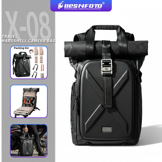 Camera Backpack - Waterproof Hard Shell for DSLR & Drones