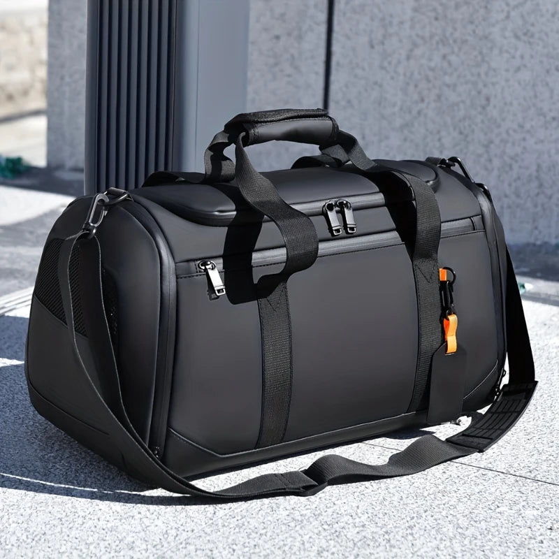 Large Travel Duffel Bag with Multiple Compartments