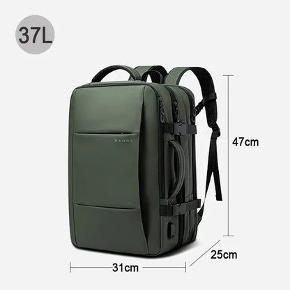 BANGE Expandable 17.3” Laptop Travel Backpack