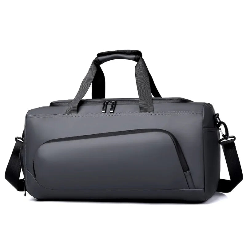 Large Capacity Gym Duffel Bag with Shoe Compartment