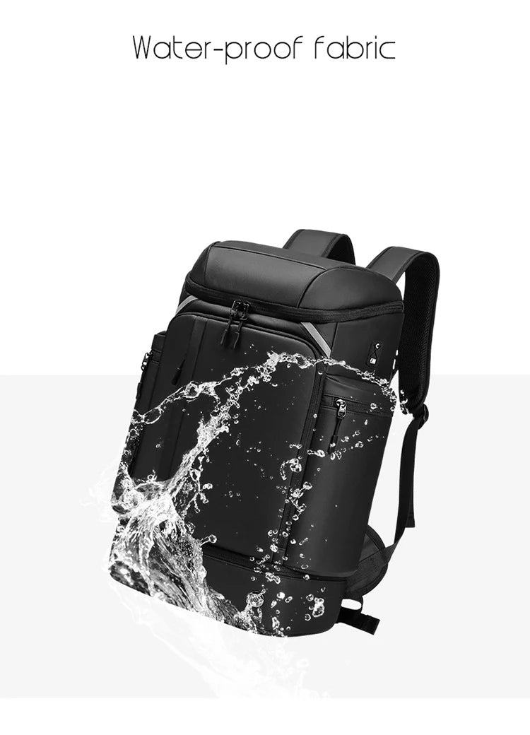 50L Travel Backpack with Shoe Compartment