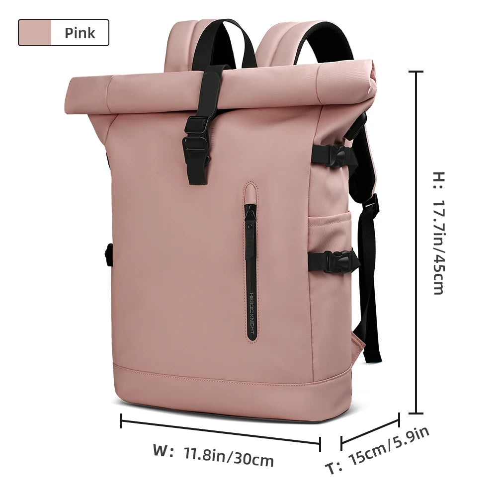 Expandable Travel Backpack with USB Port – 15.6" Laptop Bag