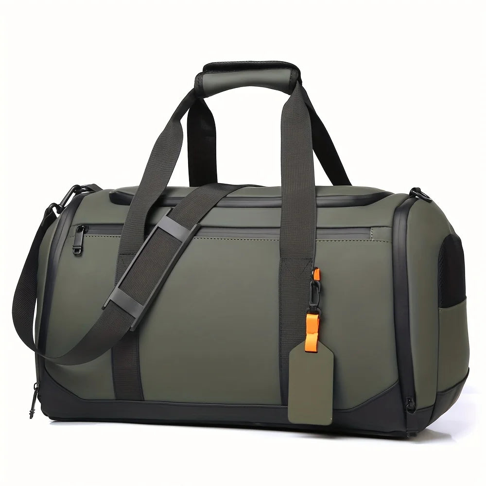 Large Travel Duffel Bag with Multiple Compartments