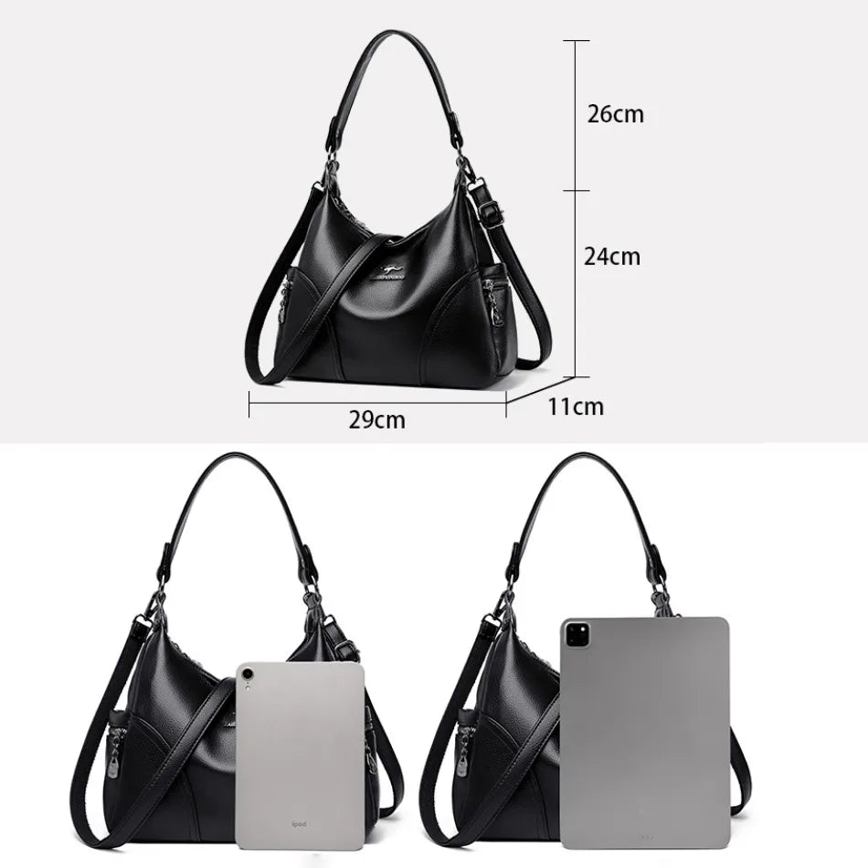 Women's Shoulder Handbag - Vintage Style