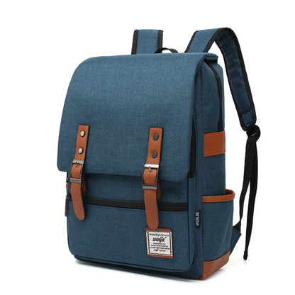 Vintage Canvas Laptop Backpack - 14" & 16" Sizes