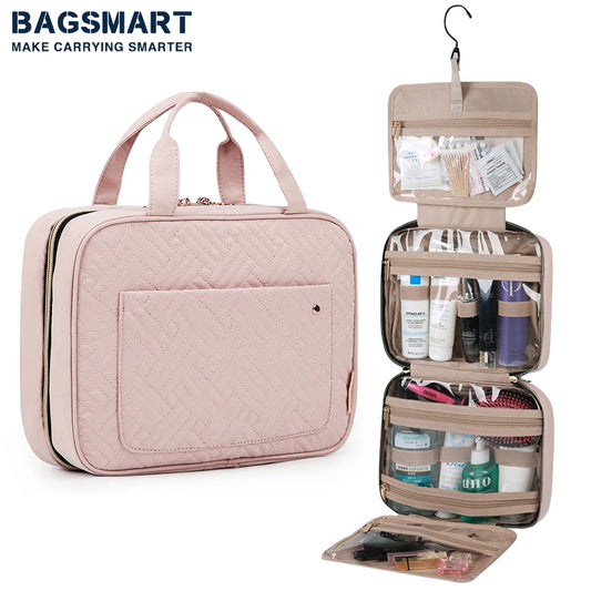 BAGSMART Hanging Travel Waterproof Toiletry Organizer