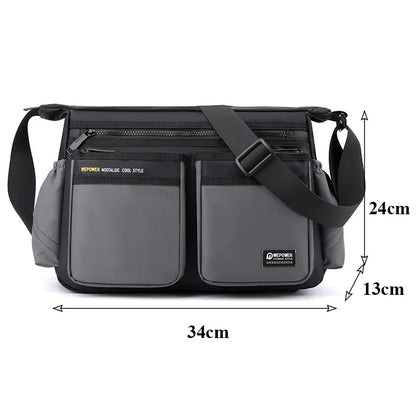 Men's Crossbody Sling Bag - Large Capacity