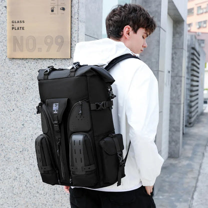 OZUKO Tactical Attack Bag with USB Port & Rain Cover