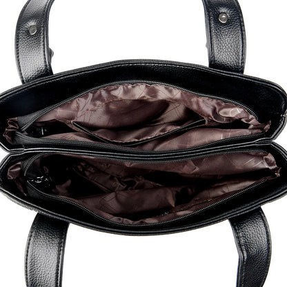 Women's Vintage Soft Leather Shoulder Bag – Large Capacity Handbag