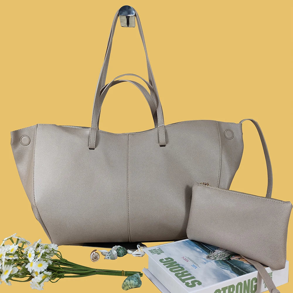 Women's Large Capacity Shoulder Bag with Wallet