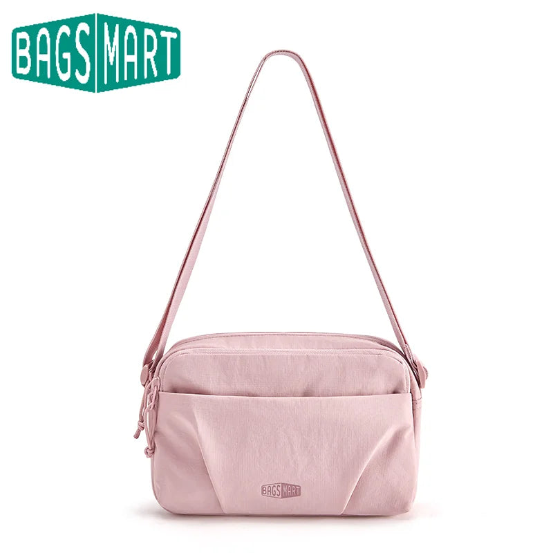 BAGSMART Multi-Pocket Crossbody Shoulder Bag - Hobo Style