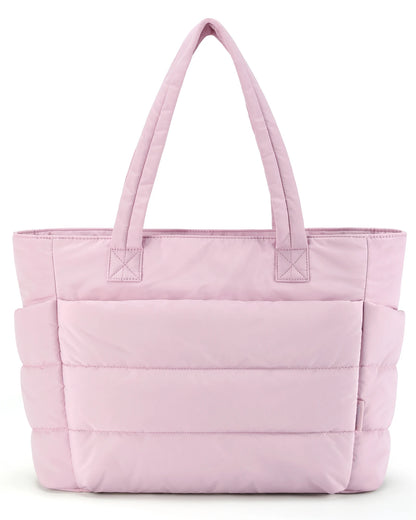 BAGSMART Puffer Tote Bag with Laptop Compartment 15.6" - 20L