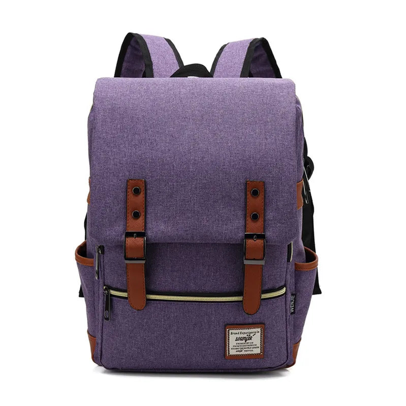 Vintage Canvas Laptop Backpack - 14" & 16" Sizes