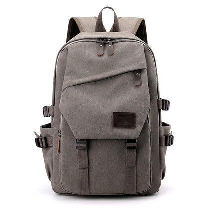 Men's large capacity travel backpack, suitable for different groups of people, adjustable shoulder strap length, multi compartme