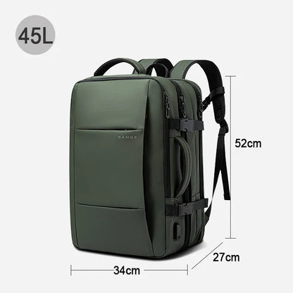 BANGE Expandable 17.3” Laptop Travel Backpack