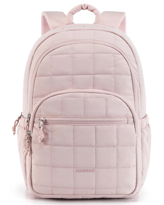 Women's Quilted Laptop Backpack - 15.6" Professional Bag